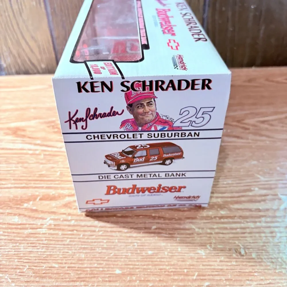 Limited Edition #25 Ken Schrader 1995 Official Truck Bank Chevrolet Suburban